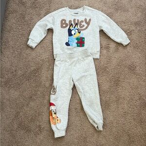 Bluey and bingo unisex holiday sweat set